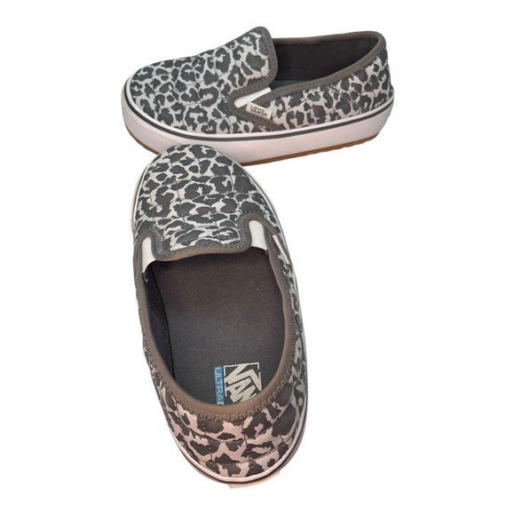 Vans Slip- er 2 Slip-on Comfort Shoes "Snow Leopard" Size Youth 3 - Picture 8 of 15